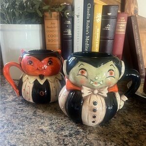 Set of Halloween Johanna Parker Mugs